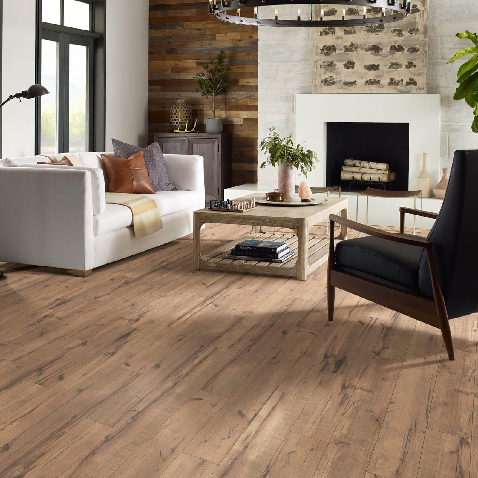 Living room laminate flooring | IQ Floors