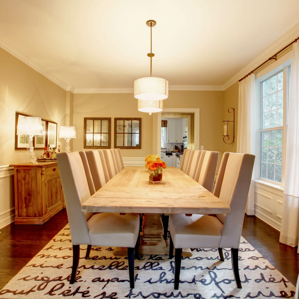 Dining room carpet flooring | IQ Floors